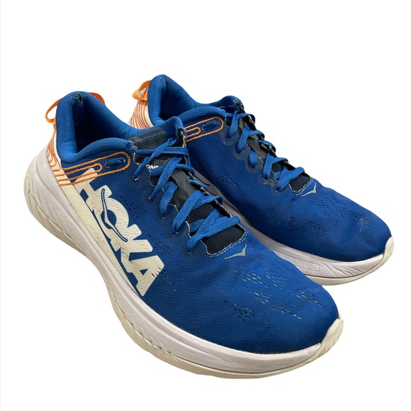 Hoka One One Carbon X Men’s Sneakers Size 10 Color: IMPERIAL BLUE / WHITE - Picture 3 of 15